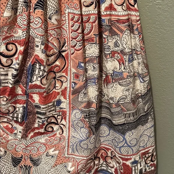 Anthropologie Castle Lake Multicolor Halter Dress - Picture 4 of 7